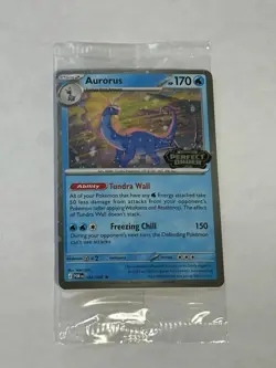 Aurorus 024/088 - Cosmo Holo - Pokemon Perfect Order stamped promo (sealed) - Image 1