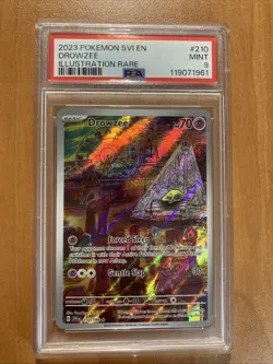 Drowzee 210/198 SV01: Scarlet & Violet Base Set Holo PSA 9 Mint Pokemon Card - Image 1