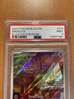 Drowzee 210/198 SV01: Scarlet & Violet Base Set Holo PSA 9 Mint Pokemon Card - Image 2