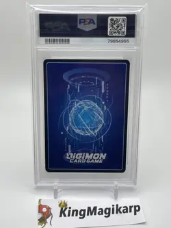 2022 Digimon Card Game Next Adventure MetalGarurumon Promo P-051 - PSA 9 Mint - Image 3