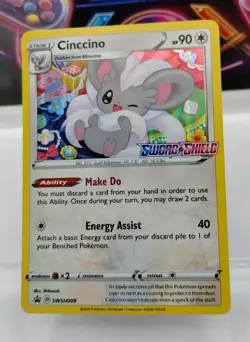 Cinccino - (Prerelease) SWSH009 SWSH: Sword & Shield Promo Cards Holo - Image 1