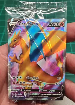 Charizard V Full Art SWSH050 SWSH: Sword & Shield Promo Card Sealed - Image 1
