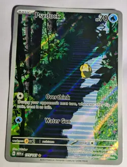 Pokemon Company Psyduck 175/165 Illustration Rare Holo SV 151 EN - Image 1
