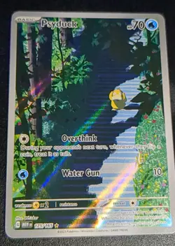 Pokemon Company Psyduck 175/165 Illustration Rare Holo SV 151 EN - Image 2