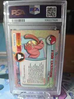 2000 TOPPS POKEMON TV ANIMATION SERIES 2 #108 LICKITUNG PSA NM-MT 8 - Image 2