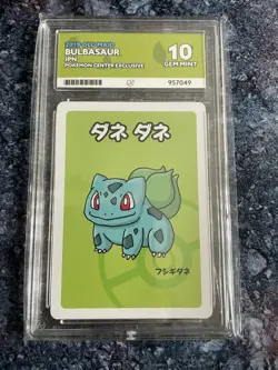 BULBASAUR Old Maid Pokemon Center Exclusive Japanese ACE 10 GEM MINT - Image 1