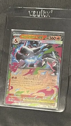 Pokemon Phantasmal Flames NM MEOWTH 106/094 HOLO & Mega Charizard X EX - Image 2