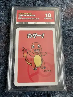 Charmander Old Maid Pokemon Center Exclusive ACE 10 Gem Mint - Image 1