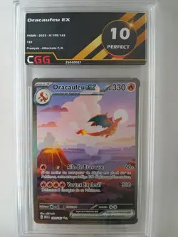Carte pokemon FRANCAIS Dracaufeu ex (MEW 199) 151 CGG 10 26040087 - Image 1