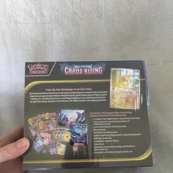 Pokemon Chaos Rising Pokemon Center Elite Trainer Box (Factory Sealed) - In hand - Image 4