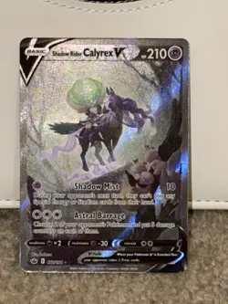 Pokemon Chilling Reign Shadow Rider Calyrex V 172/198 Alternate Art - Image 1