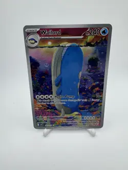 Wailord 162/159 Illustration Rare Pokemon TCG SV Journey Together - Image 1