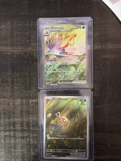 Pokemon TCG Surging Sparks Milotic ex 237/191 & Feebas 198/191 Holo (2) - Image 1