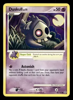 Duskull 86/132 Common Secret Wonders Pokemon LP - Image 1