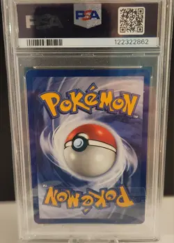Pokemon: 1999 BASE SET UNLIMITED #7 HITMONCHAN-HOLO PSA 7 - Image 2