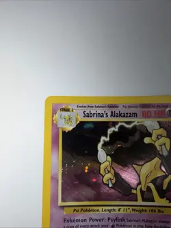 LP+ Sabrina's Alakazam 16/132 Gym Challenge Holo Original WotC Pokemon 2000 - Image 3