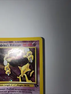 LP+ Sabrina's Alakazam 16/132 Gym Challenge Holo Original WotC Pokemon 2000 - Image 4