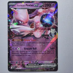 Team Rocket Mewtwo ex 079/217 Double Rare Ascended Heroes - Pokemon Near Mint NM - Image 1