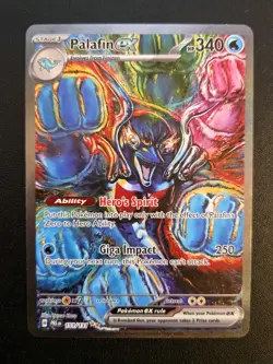 Palafin ex - 151/131 - Pokemon Prismatic Evolutions Special Illustration Rare NM - Image 1