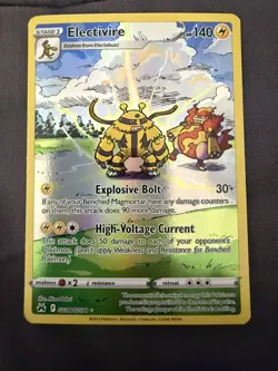 Pokemon TCG Electivire Crown Zenith: Galarian Gallery GG08/GG70 Holo Holo Rare - Image 1