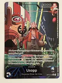 Usopp Alt Art Leader OP10-042 One Piece Royal Blood English - Image 1