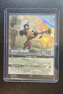 Disney Lorcana Mickey Mouse Trumpeter 220/204 | ENCHANTED | Into the Inklands - Image 4
