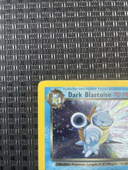 Dark Blastoise 3/82 Team Rocket Unlimited Rare Holo Pokemon Card WOTC 2000 LP - Image 2