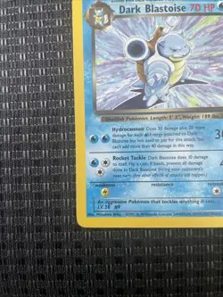 Dark Blastoise 3/82 Team Rocket Unlimited Rare Holo Pokemon Card WOTC 2000 LP - Image 5