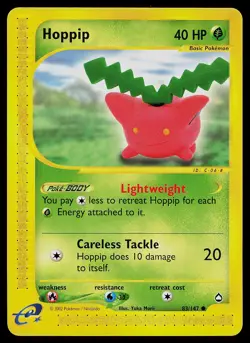 Pokemon Card - Hoppip Aquapolis 83/147 Common - Image 1