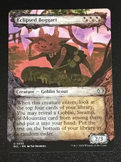 MTG Lorwyn Eclipsed Eclipsed Boggart Showcase 0335 NM - Image 1