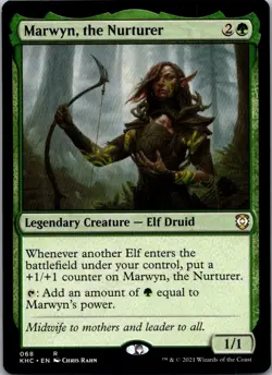 Marwyn, the Nurturer 68 Rare Commander: Kaldheim Magic: The Gathering Near Mint - Image 1