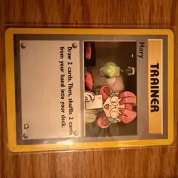 POKEMON TCG MARY 87/111 RARE TRAINER NEO GENESIS LP - Image 1