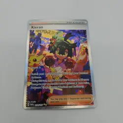 Pokemon Trainer Kieran 218/167 Twilight Masquerade Special Illustration Holo - Image 2