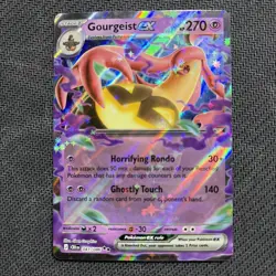 Pokemon card TCG Chaos Rising 041/086 Gourgeist ex Double Rare - Image 1