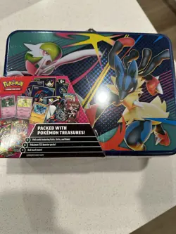 2025 Pokemon TCG Collector Treasure Chest Lunch Box Tin - Factory Sealed - Image 1