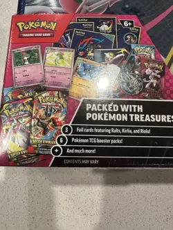2025 Pokemon TCG Collector Treasure Chest Lunch Box Tin - Factory Sealed - Image 2