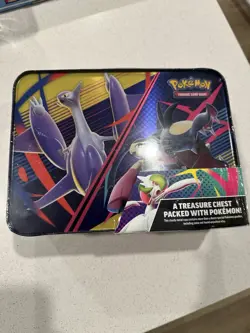 2025 Pokemon TCG Collector Treasure Chest Lunch Box Tin - Factory Sealed - Image 3