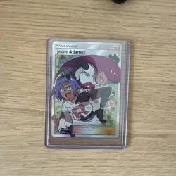Pokemon TCG Jessie & James Full Art Trainer Ultra Rare Holo Hidden Fates 68/68 - Image 1