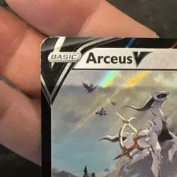 Pokemon TCG Arceus V SWSH204 Sword & Shield Black Star Promos LIGHT PLAY - Image 2
