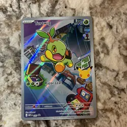 First Partner Illustration Turtwig Promo Full Art Holo 040 Pokemon TCG 680 - Image 1