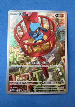 Riolu 010 Mega Evolution Promo Holo Pokemon - Image 1