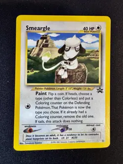 🔥 Pokemon Smeargle 32 WOTC Promo Vintage 🔥 - Image 1