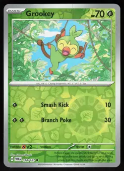 Grookey 014/167 Common Twilight Masquerade Pokemon Near Mint - Image 1
