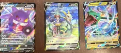 Pokemon TCG 3-Card Holo V Lot: Gengar V Serperior V Rayquaza V (2021) - Image 1