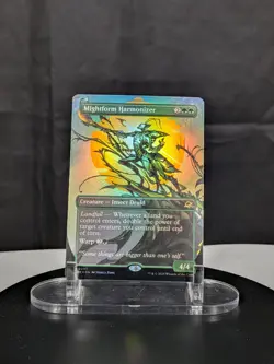 MTG Mightform Harmonizer BORDERLESS FOIL NM Edge of Eternities EOE Rare - Image 1