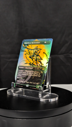 MTG Mightform Harmonizer BORDERLESS FOIL NM Edge of Eternities EOE Rare - Image 2