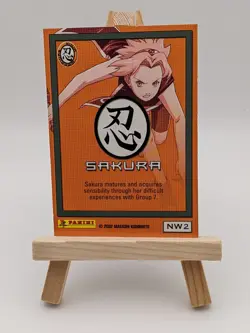 Sakura - Naruto Trading Card Ninja Warriors NW2; LP - Image 2