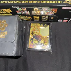 Dragon Ball Fusion World 1st Anniversary - Box, card holder, and sleeve NO PROMO - Image 3