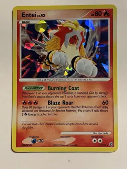 Entei, 4/132, Miscellaneous Cards & Products, PROMO, Cracked Ice Holo, LP - Image 1
