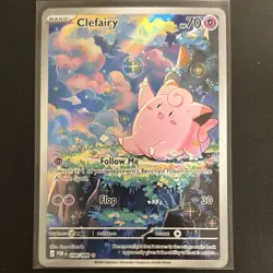 Lillie's Clefairy Ex 184/159 Sv09 Journey Together Full Art Holo EX Pokemon Card - Image 1